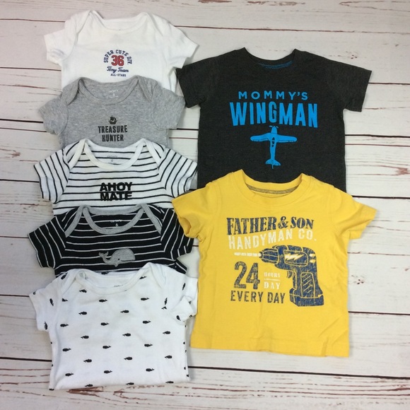 Carter's Other - 6 Month Carters Short Long Sleeve Baby Boy Lot